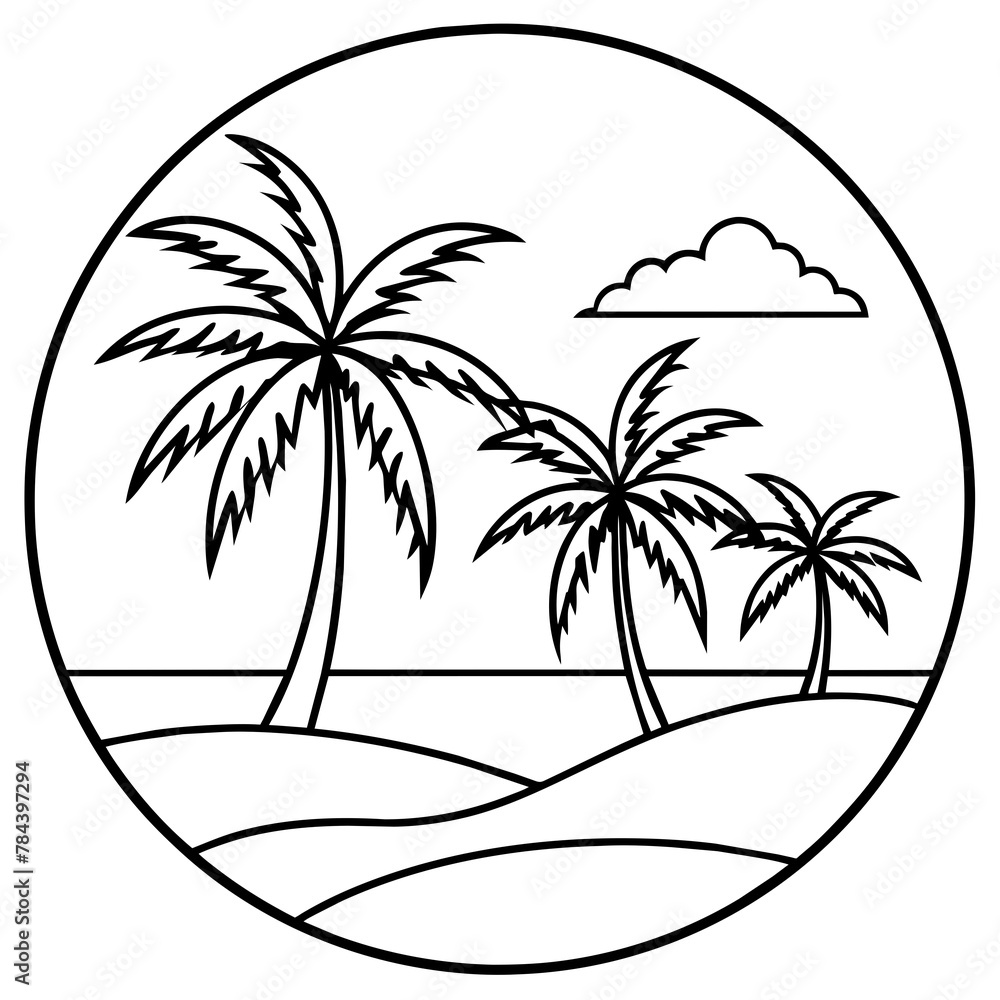 Summer vibes vector illustration.
Summer vibes vector illustration.