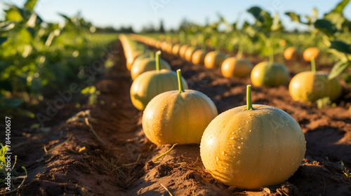 pumpkin on the field high definition(hd) photographic creative image