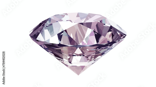 Vector diamond. flat vector isolated on white background