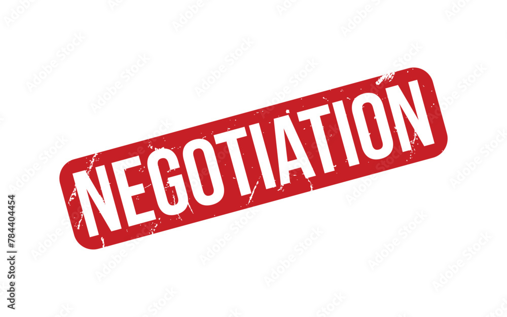 Negotiation rubber grunge stamp seal vector Negotiation rubber grunge stamp seal vector
