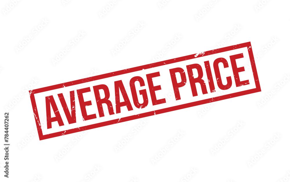 Average Price Stamp. Average Price Rubber grunge Stamp Seal