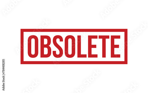 Obsolete Stamp. Obsolete Rubber grunge Stamp Seal