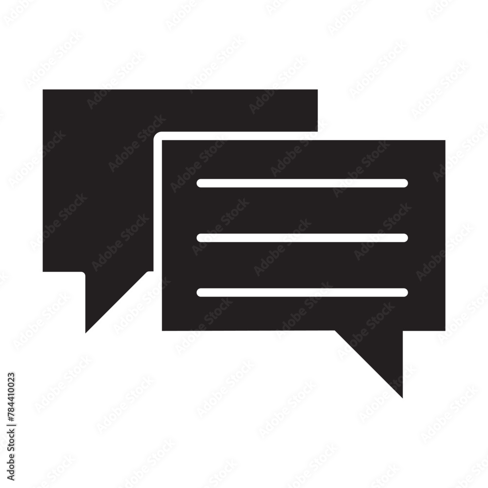 Chat Icon isolated minimal single flat linear icon for application and info-graphic. Commercial line vector for websites and mobile minimalistic flat design. Isolated on white background in eps 10. Chat Icon isolated minimal single flat linear icon for application and info-graphic. Commercial line vector for websites and mobile minimalistic flat design. Isolated on white background in eps 10.