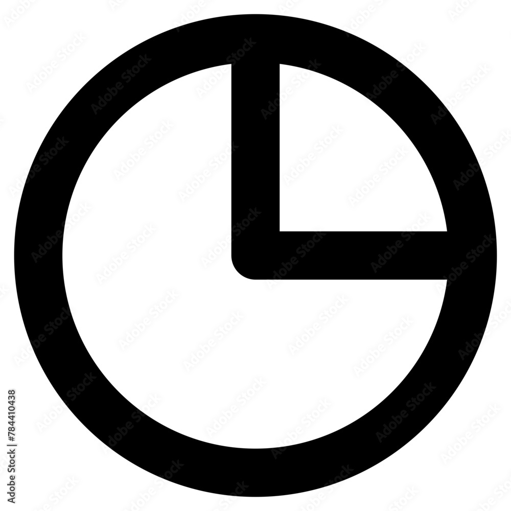 pie chart line icon pie chart line icon