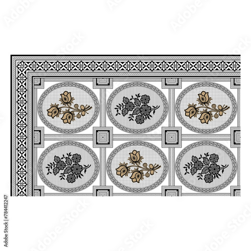 bedsheet design digital art use hand work and digital printing
