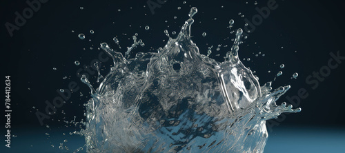 water splash waves, clear, fresh, aqua 162