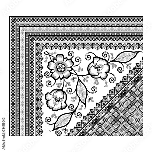 bedsheet design digital art use hand work and digital printing