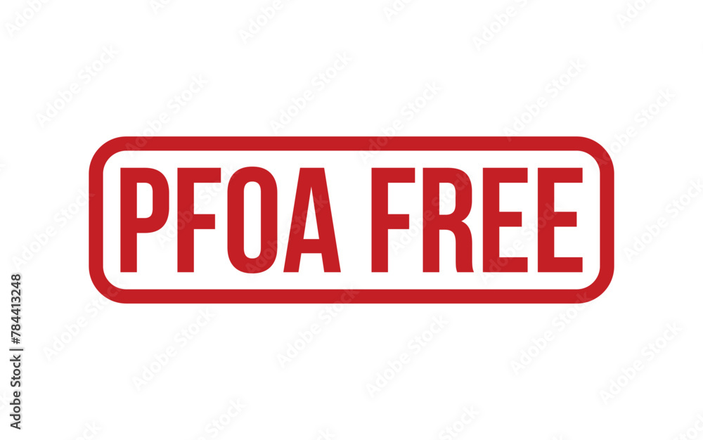 Pfoa Free Stamp. Pfoa Free Rubber grunge Stamp Seal Pfoa Free Stamp. Pfoa Free Rubber grunge Stamp Seal