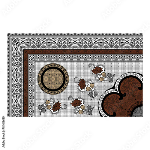 bedsheet design digital art use hand work and digital printing