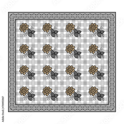 bedsheet design digital art use hand work and digital printing