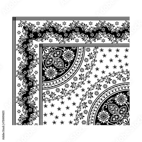 bedsheet design digital art use hand work and digital printing