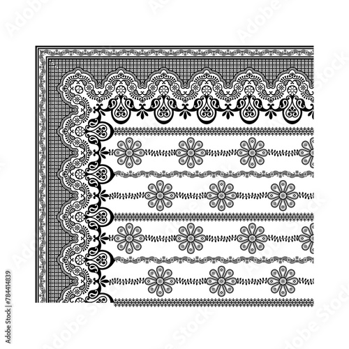 bedsheet design digital art use hand work and digital printing