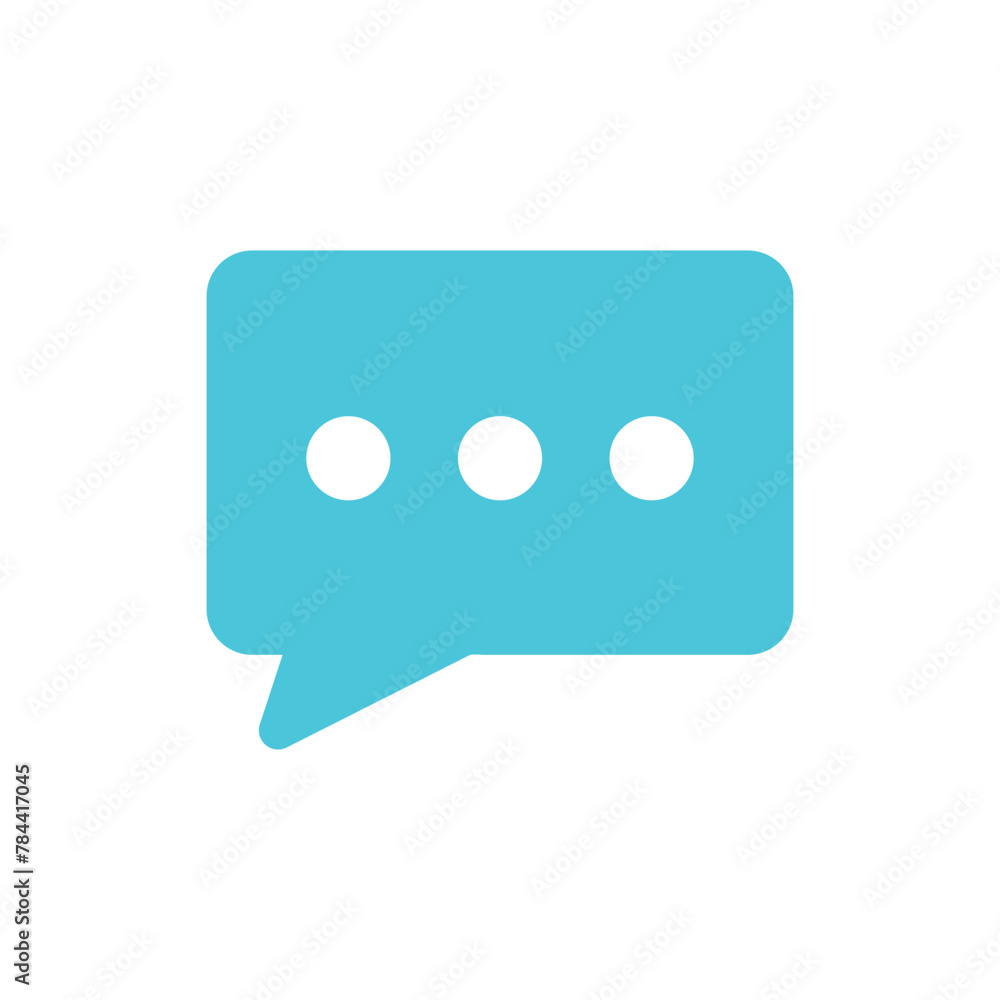 Flat Talk Icon Symbol Vector Illustration Flat Talk Icon Symbol Vector Illustration