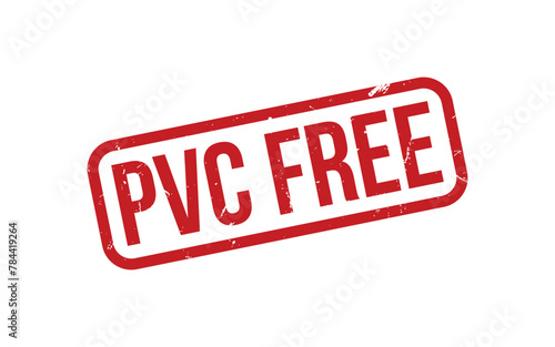 Pvc Free Stamp. Pvc Free Rubber grunge Stamp Seal