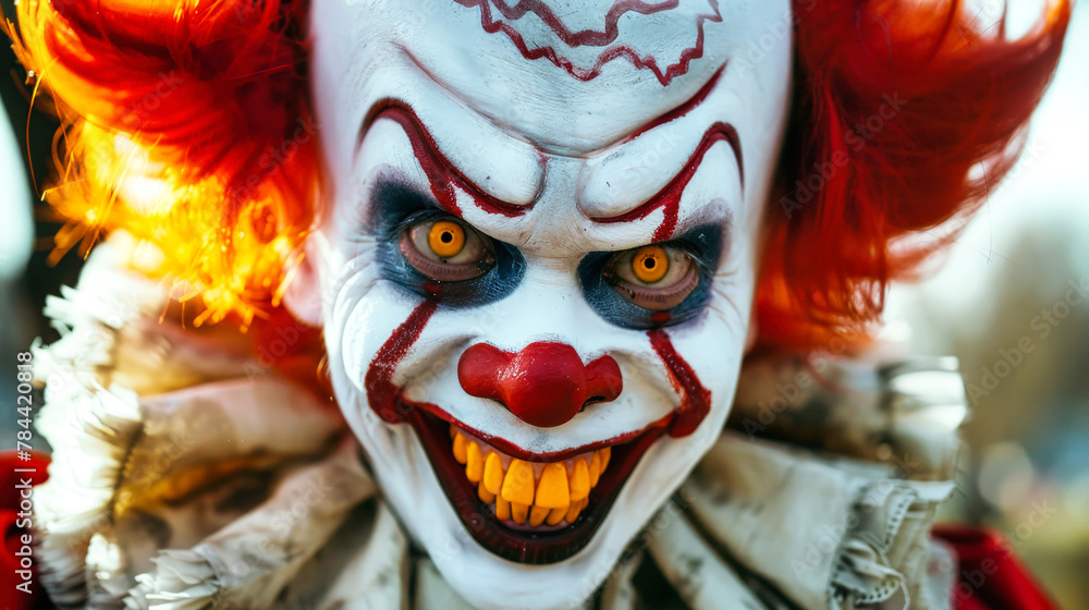 The Fiery Gaze of a Mischievous Jester The Fiery Gaze of a Mischievous Jester
