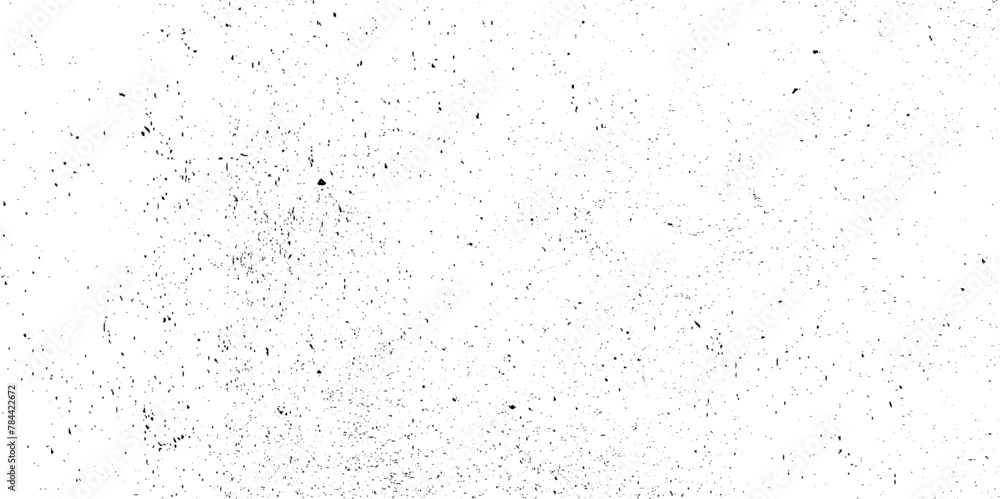Abstract background in black and white color. Distressed overlay texture of rusted peeled Wall. Overlay illustration over any design to create grungy vintage effect and depth. Vector - obrazy, fototapety, plakaty 