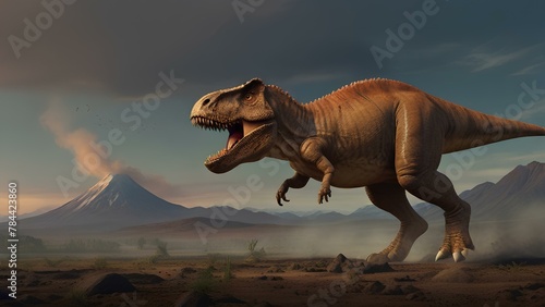 Dinosaur illustration.                        