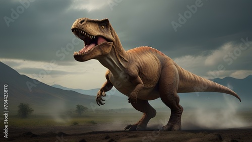 Dinosaur illustration.                        