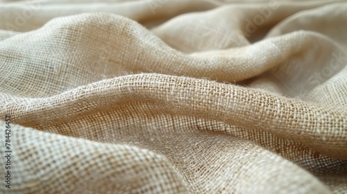  A close-up of a cloth textured with multiple layers of fabric