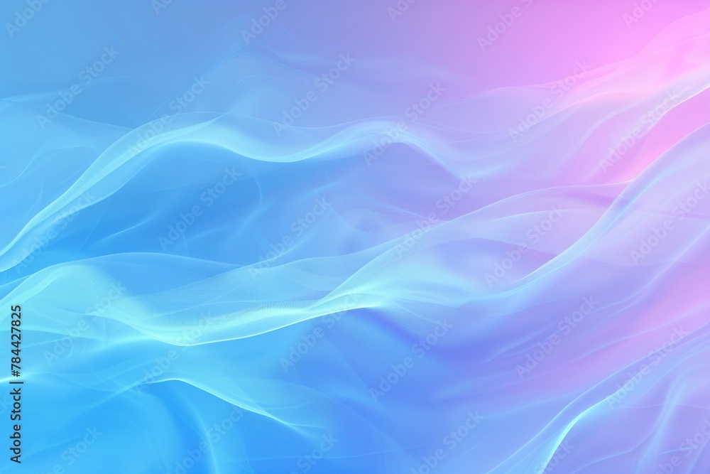 Abstract blue and pink background with blurred wave elements Abstract blue and pink background with blurred wave elements