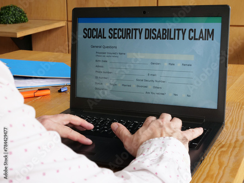 Social Security Disability Claim is shown using the text photo