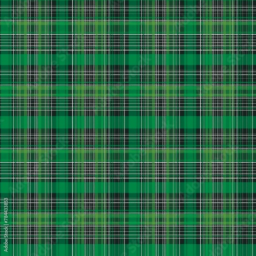 Fabric pattern. Plaid pattern. Seamless fabric in dark green, emerald green or green. Vibrant, textile, design, fashion, background summer vintage fashionable luxury collection natural 