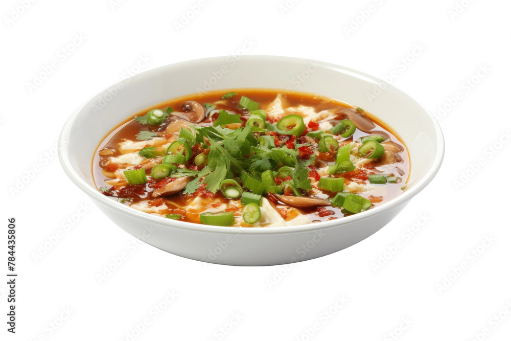 The Wholesome Elixir: A Bowl Full of Nourishing Soup and Fresh Vegetables. On White or PNG Transparent Background. The Wholesome Elixir: A Bowl Full of Nourishing Soup and Fresh Vegetables. On White or PNG Transparent Background.