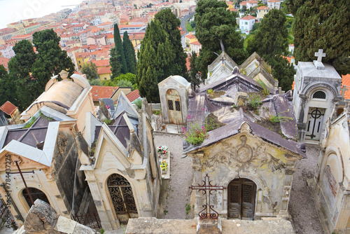 Cemetery of the Old Chateau in Menton, France