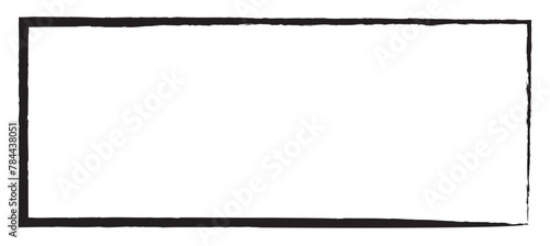 Grunge frames with black paint smudges, ink splatters. Ink brushstroke, dirt or black paint vector traces, stains and spots, frame, border with dirt texture, white background. Used in web , template. photo