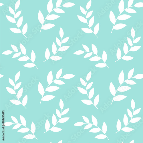 Web Abstract floral seamless patterns with leaves. Trendy hand drawn textures. Modern abstract design for paper  cover  fabric and other use