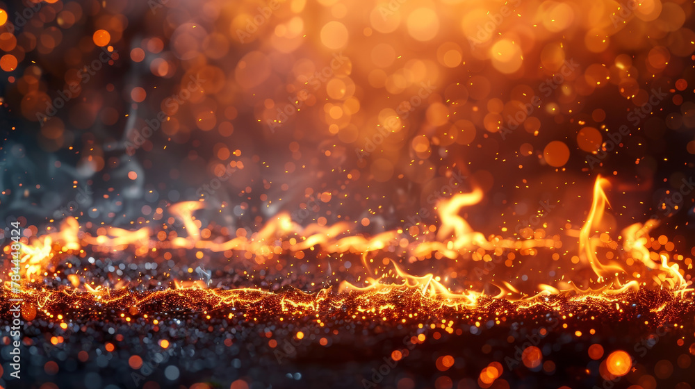 A fiery inferno with dynamic warm tones and smoke. A fiery inferno with dynamic warm tones and smoke.