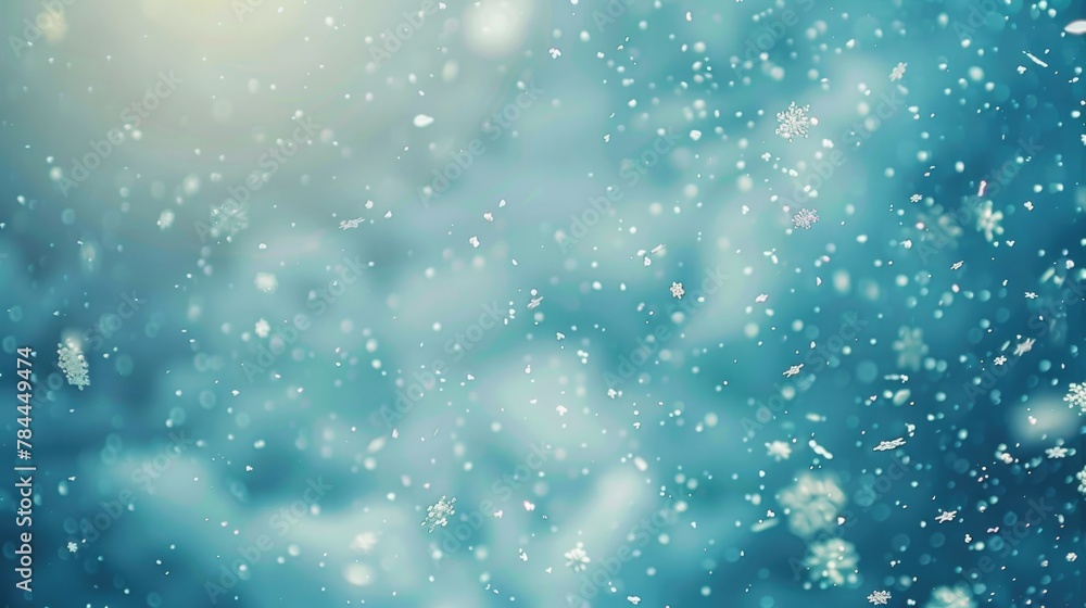 Snow flakes falling from the sky. Suitable for winter and holiday themes Snow flakes falling from the sky. Suitable for winter and holiday themes
