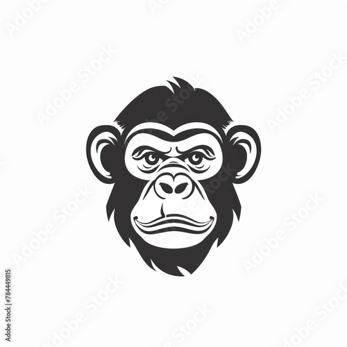 Monkey Vector Logotype, Generative AI © Vig
