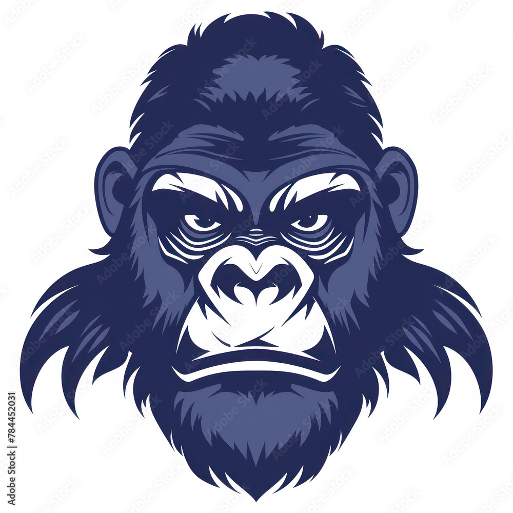 Monkey Vector Logotype, Generative AI