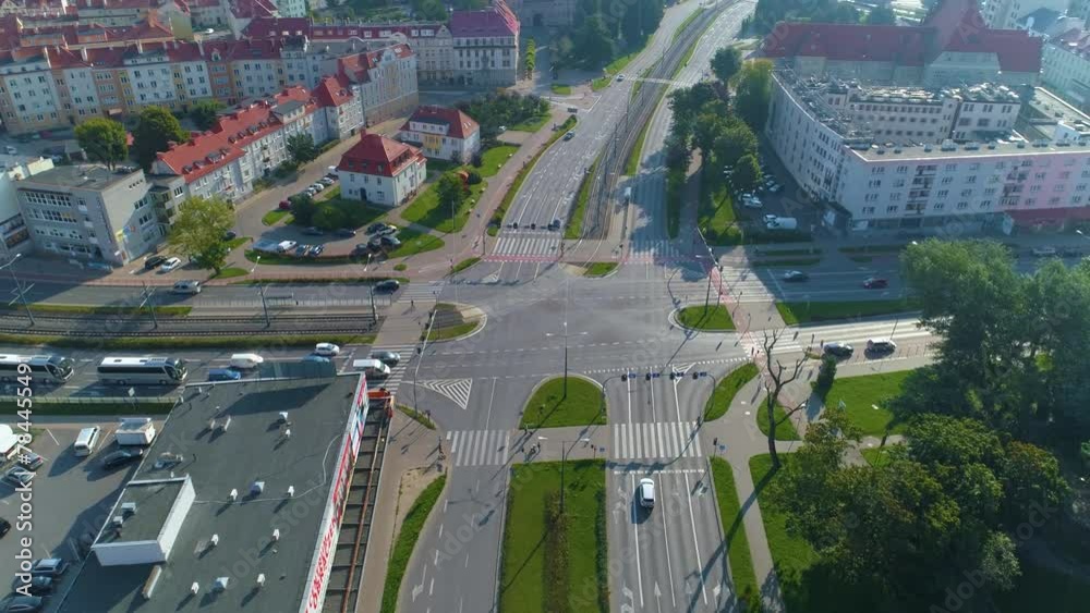 Grota Roweckiego Court Elblag Sad Aerial View Poland Grota Roweckiego Court Elblag Sad Aerial View Poland