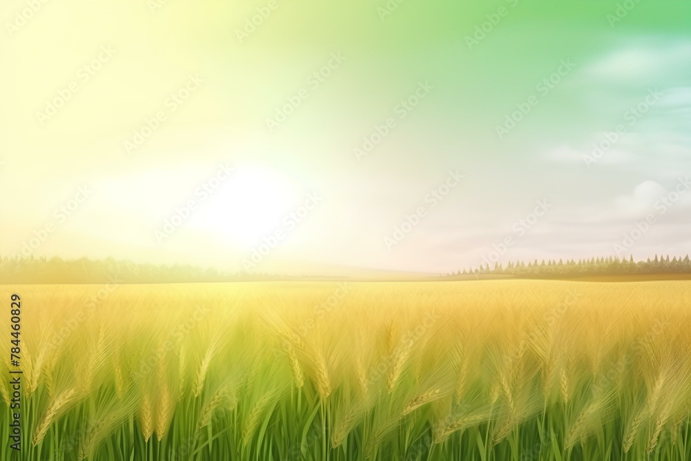 field of wheat made by midjourney