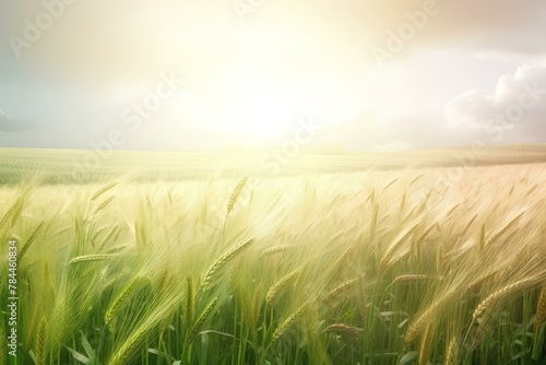 field of wheat made by midjourney