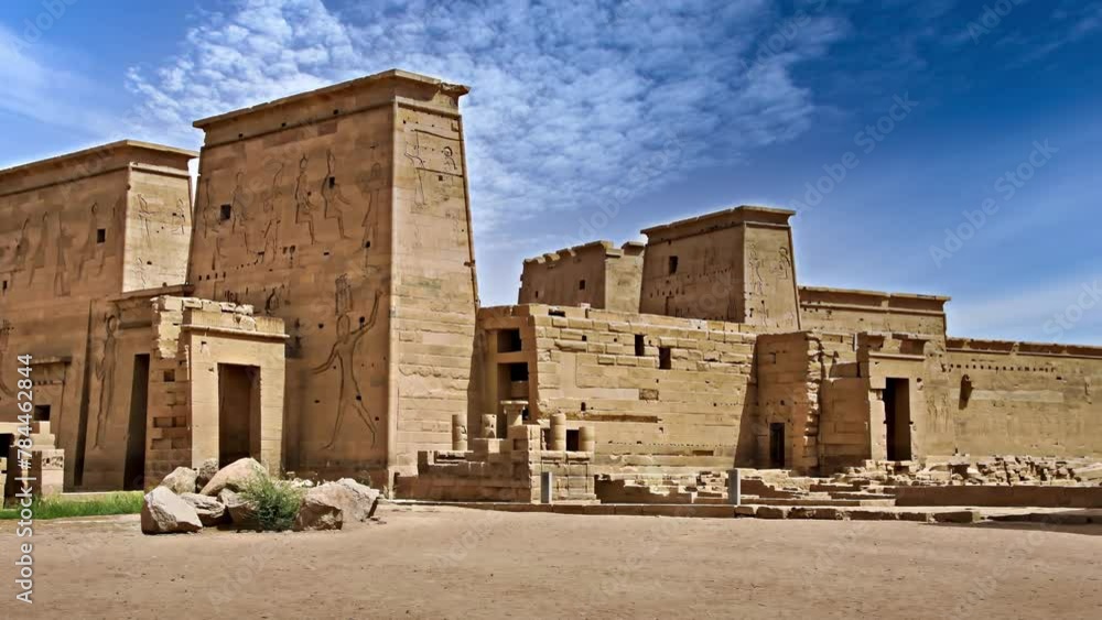 Isis Tempel in Philae, Afrika, Egypt Isis Tempel in Philae, Afrika, Egypt