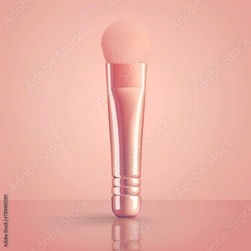 Minimalistic icons for web, social media, blender style, peach pink trendy color