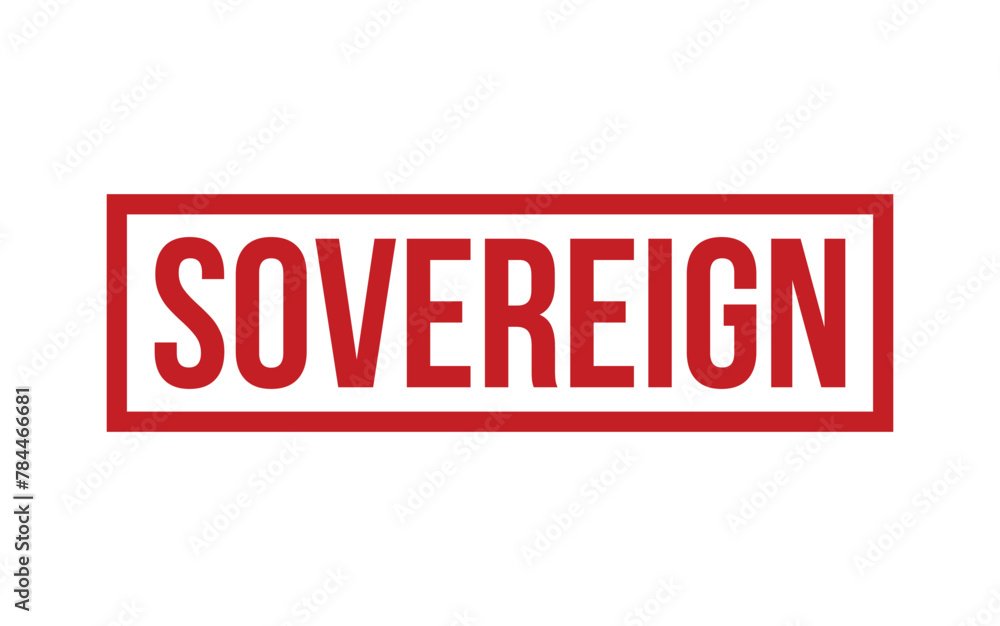 Sovereign Stamp. Sovereign Rubber grunge Stamp Seal