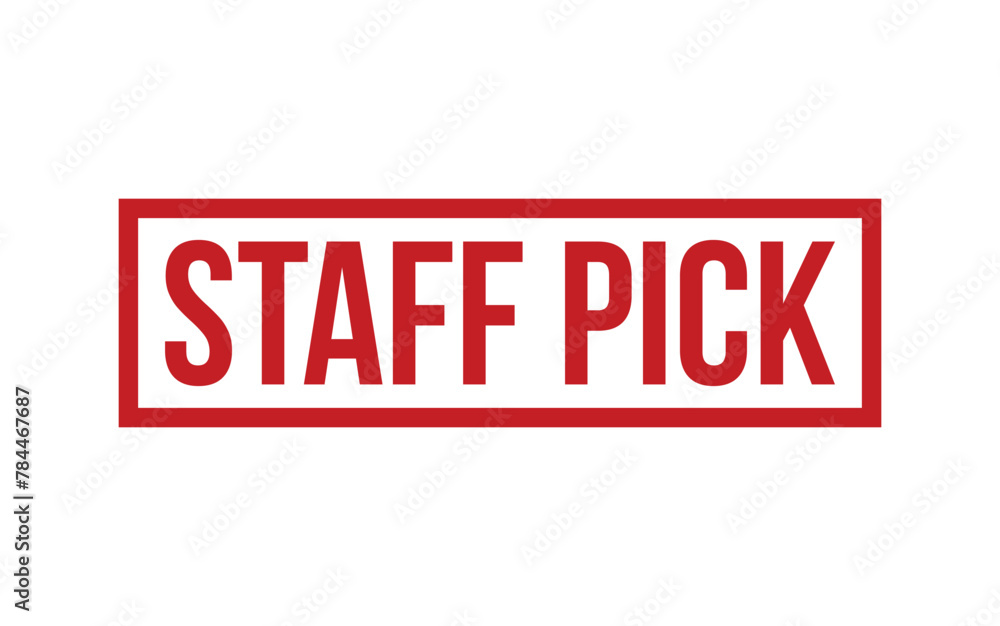 Staff Pick Stamp. Staff Pick Rubber grunge Stamp Seal Staff Pick Stamp. Staff Pick Rubber grunge Stamp Seal