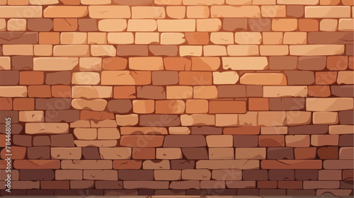 Old wall background with stained aged bricks .. 2d