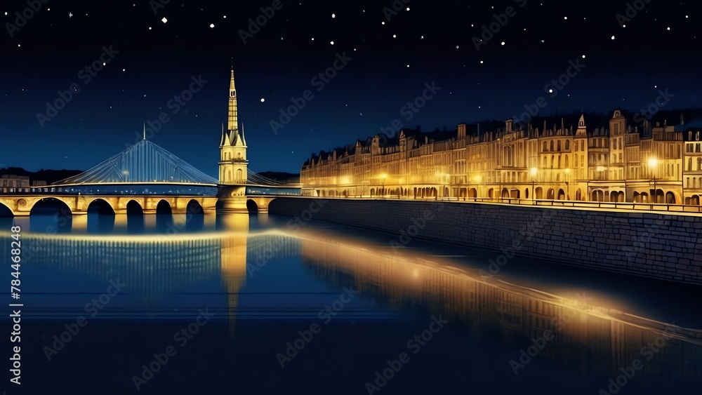 Fototapeta premium city at night