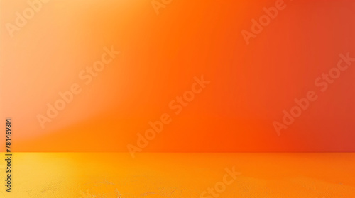 Empty orange room. Background.