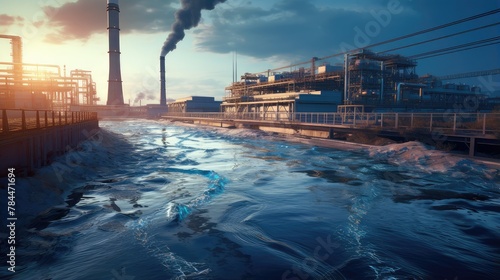 environmental impact of industrial waste water photo