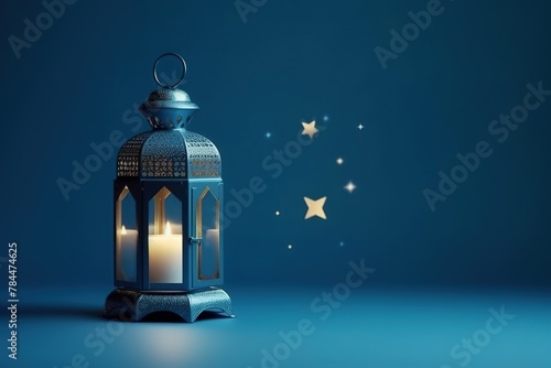 Eid ul adha festival with lantern background