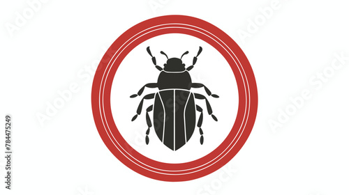 Pest control icon. Simple illustration of pest cont