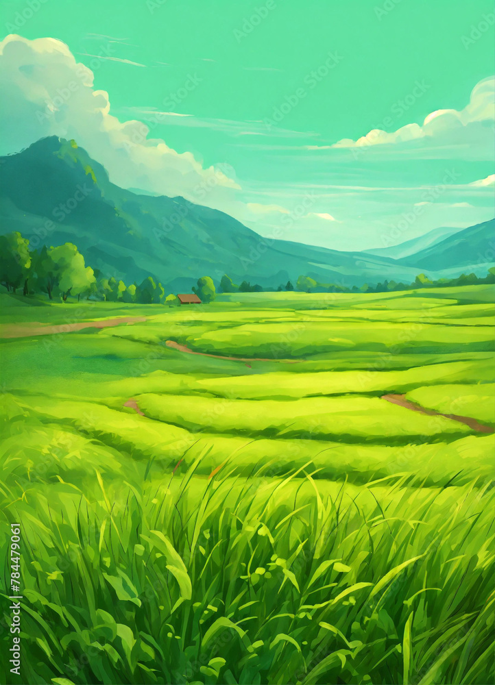 Obraz premium Latest Beautiful Nature Background Image With AI Generated 