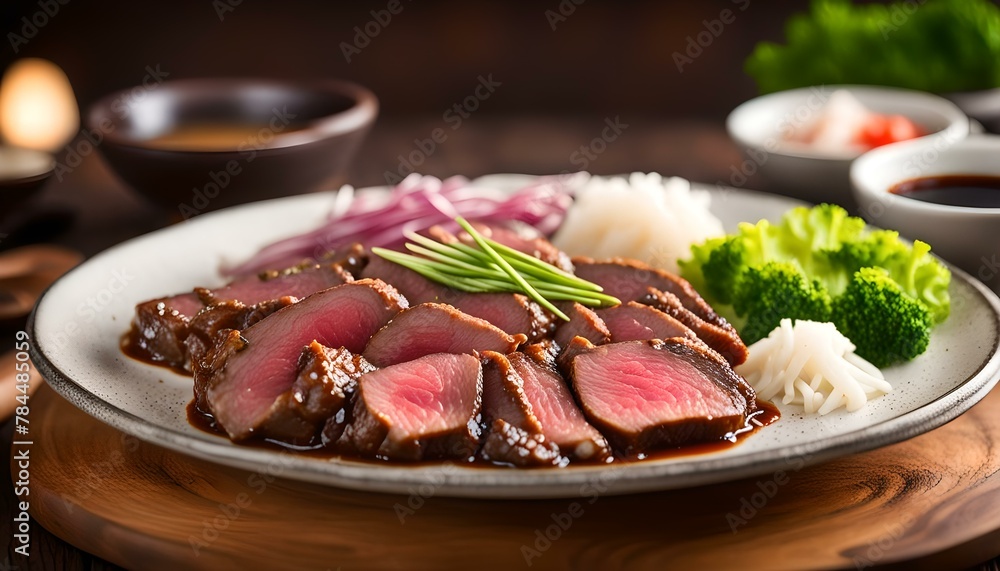 Beef shoulder loin sukiyaki meat