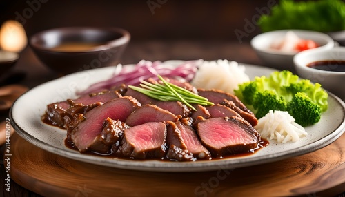 Beef shoulder loin sukiyaki meat